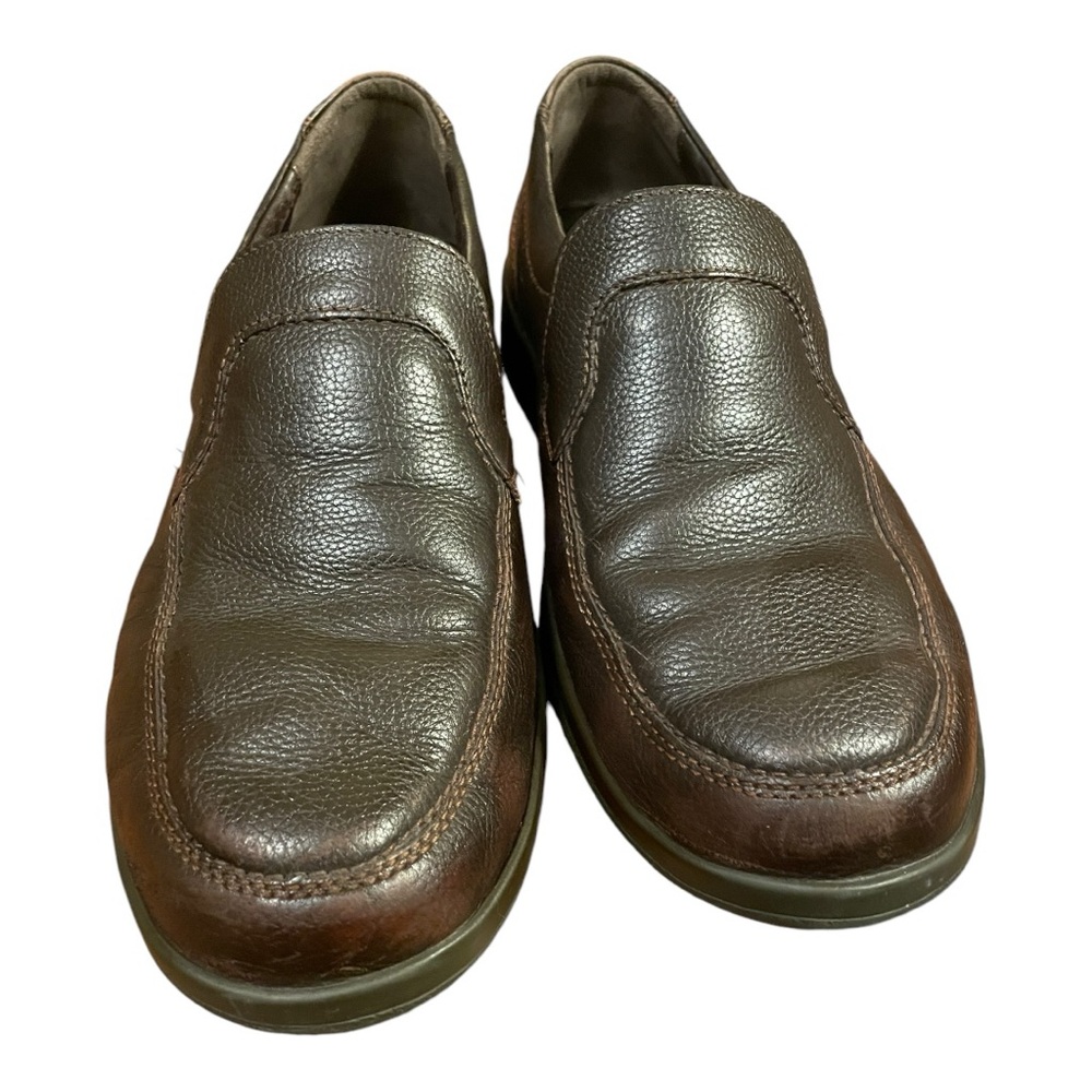 Mephisto Mens Mallory Loafer Brown Leather Slip On Size 11 - Picture 2 of 7